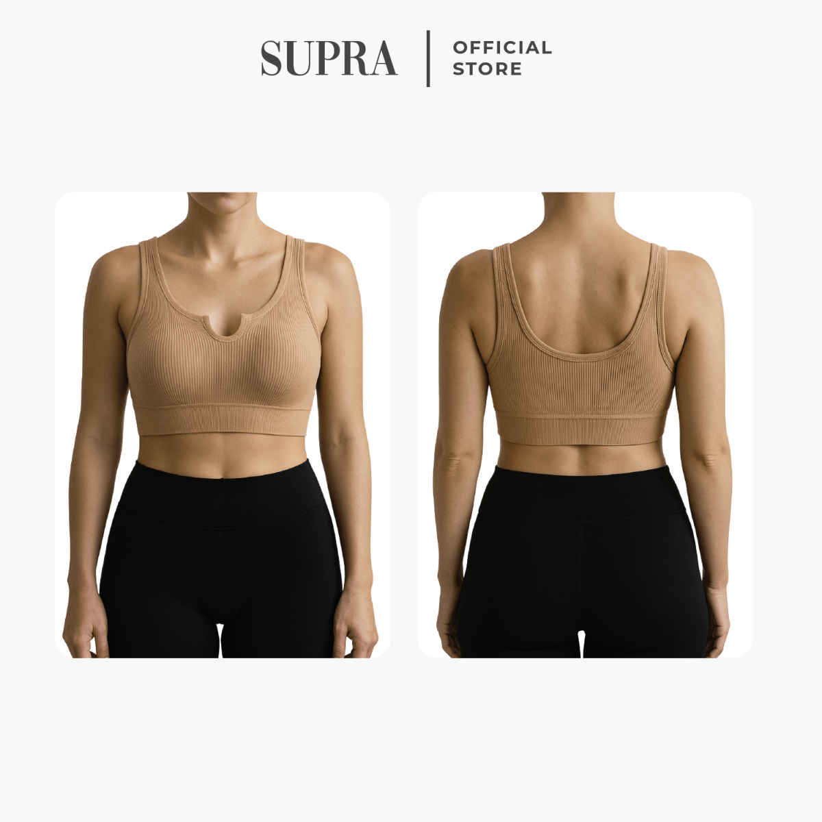 Cellah SportsBra - Ribbed Seamless bra - SupraSports