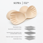 Fettle Bra Foam Pads - 5pcs