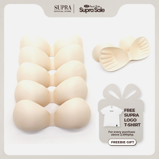 Fettle Bra Foam Pads - 5pcs