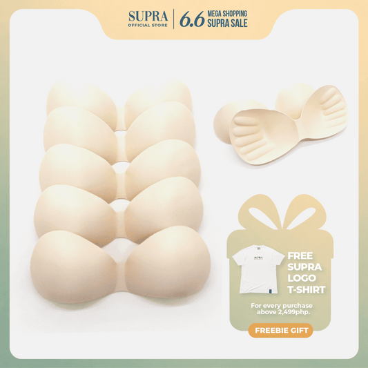 Fettle Bra Foam Pads - 5pcs