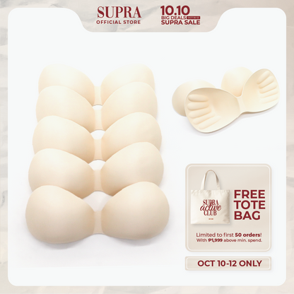 Fettle Bra Foam Pads - 5pcs