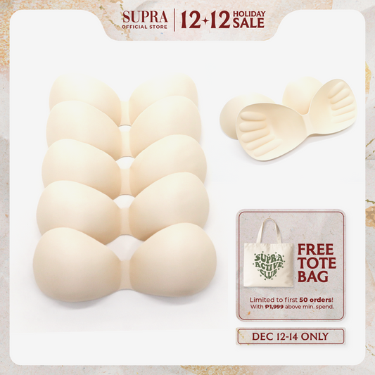 Fettle Bra Foam Pads - 5pcs