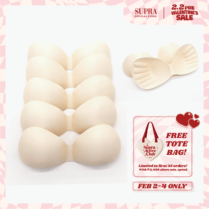 Fettle Bra Foam Pads - 5pcs