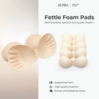Fettle Bra Foam Pads - 5pcs