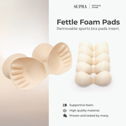 Fettle Bra Foam Pads - 5pcs
