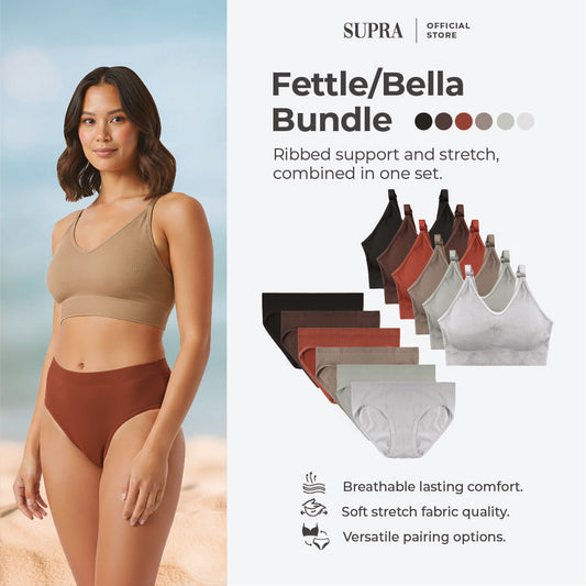 [SET] Fettle Bra and Bella Underwear