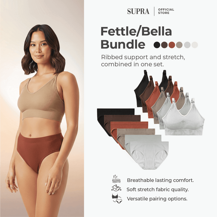 [SET] Fettle Bra and Bella Underwear