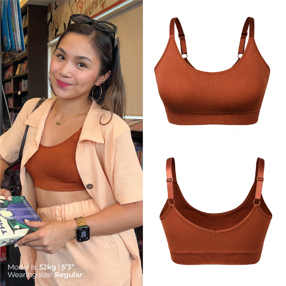 FETTLE bra - seamless sports bra