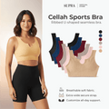 Cellah Sports Bra - Ribbed Seamless bra
