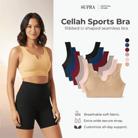 Cellah Sports Bra - Ribbed Seamless bra