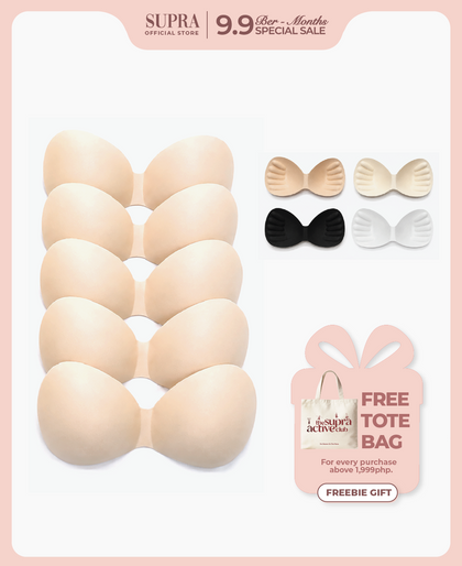 Fettle Bra Foam Pads - 5pcs