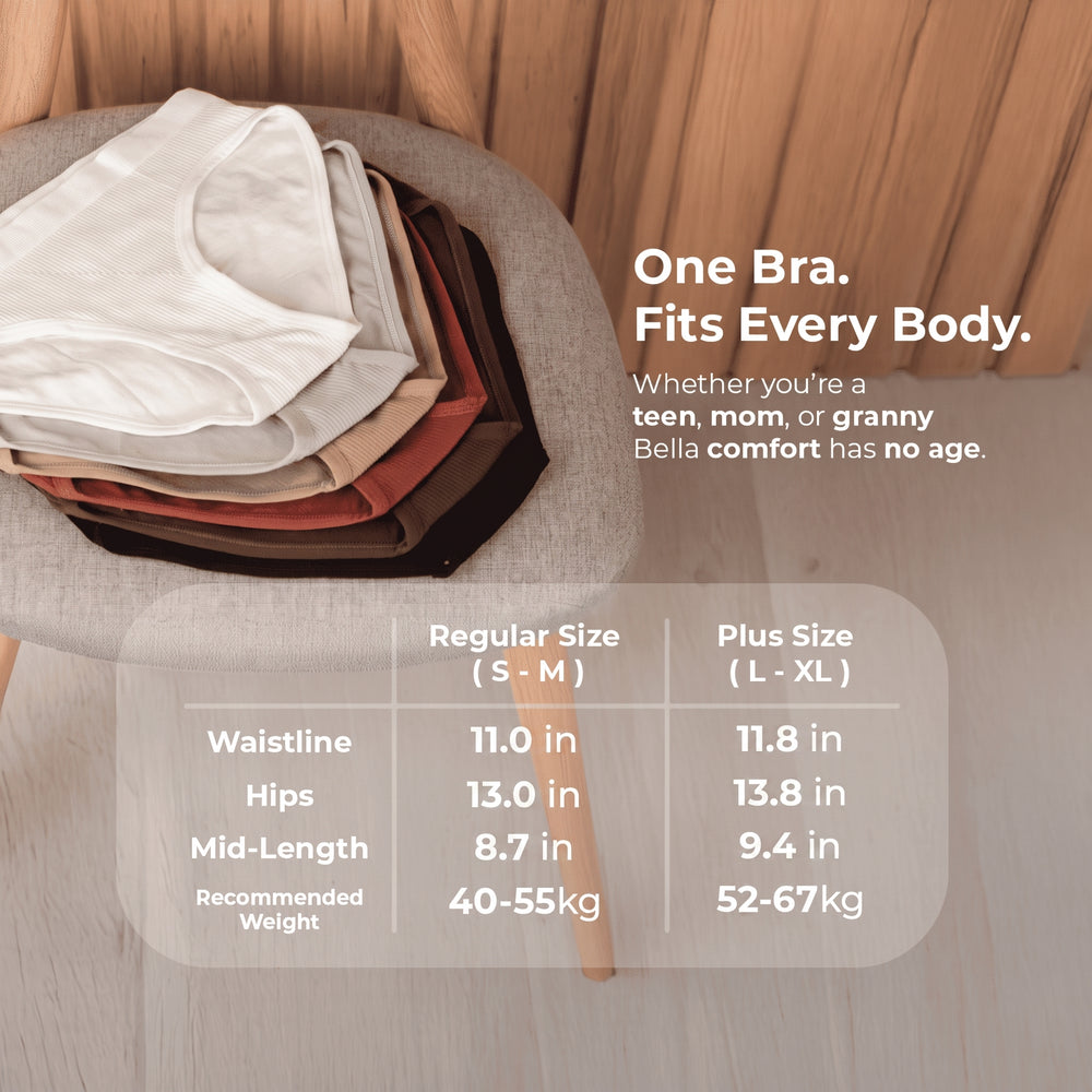 Size chart in inches