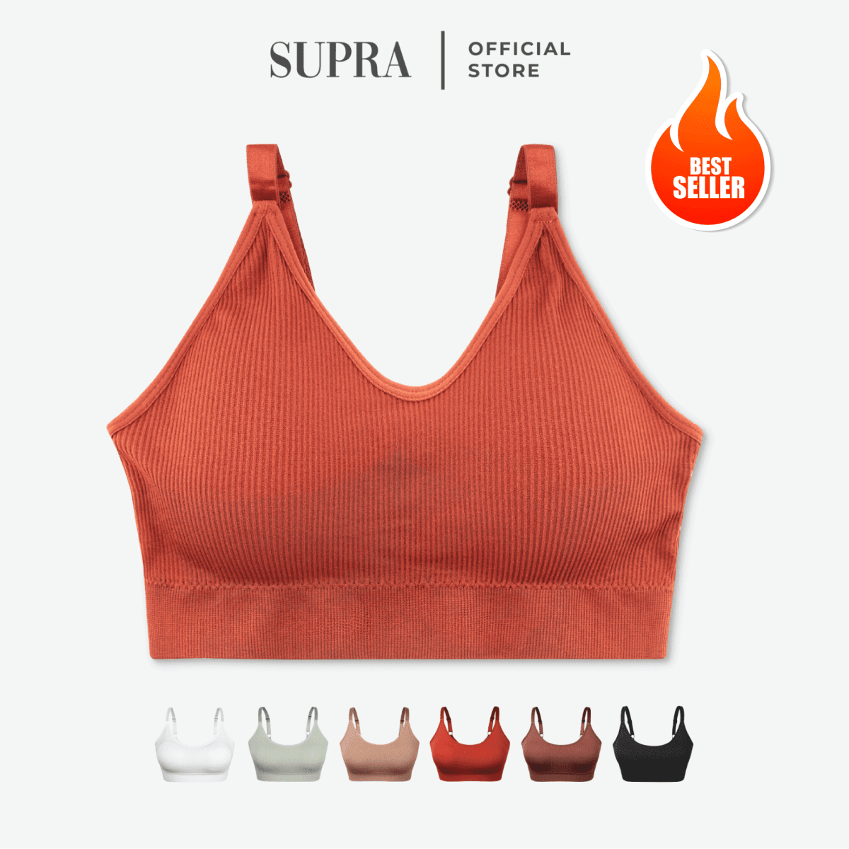 FETTLE bra - seamless sports bra - SupraSports
