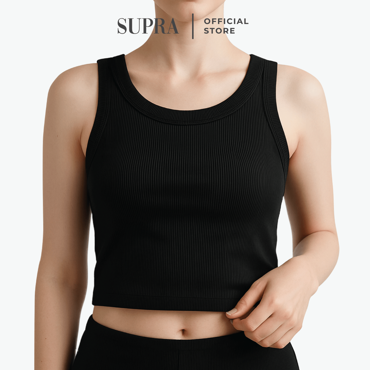 Forma Ribbed Crop Top - SupraSports