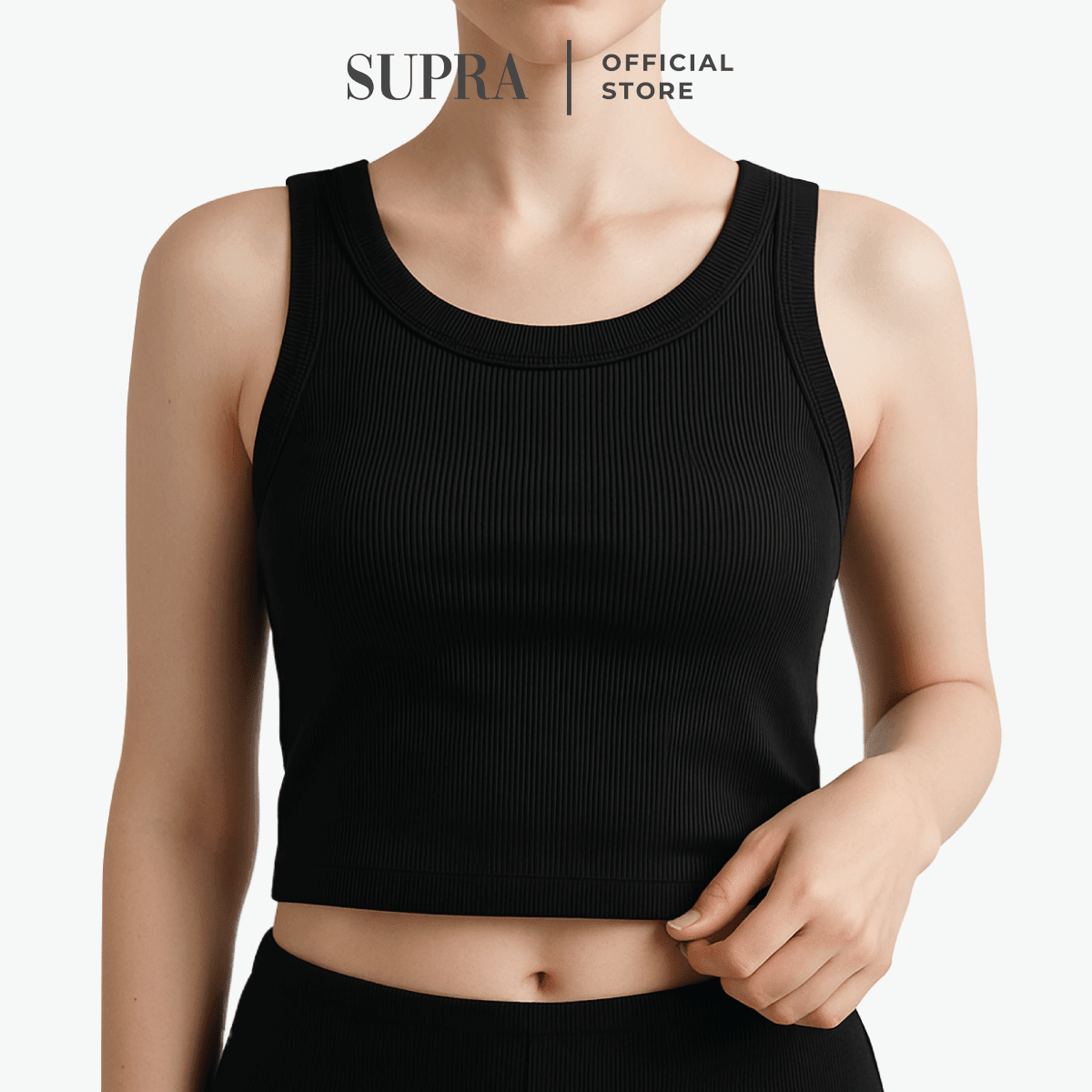 Forma Ribbed Crop Top - SupraSports