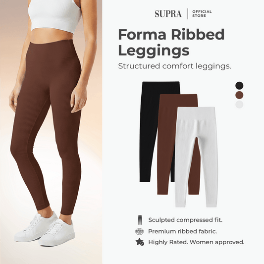 Forma Ribbed Leggings - SupraSports