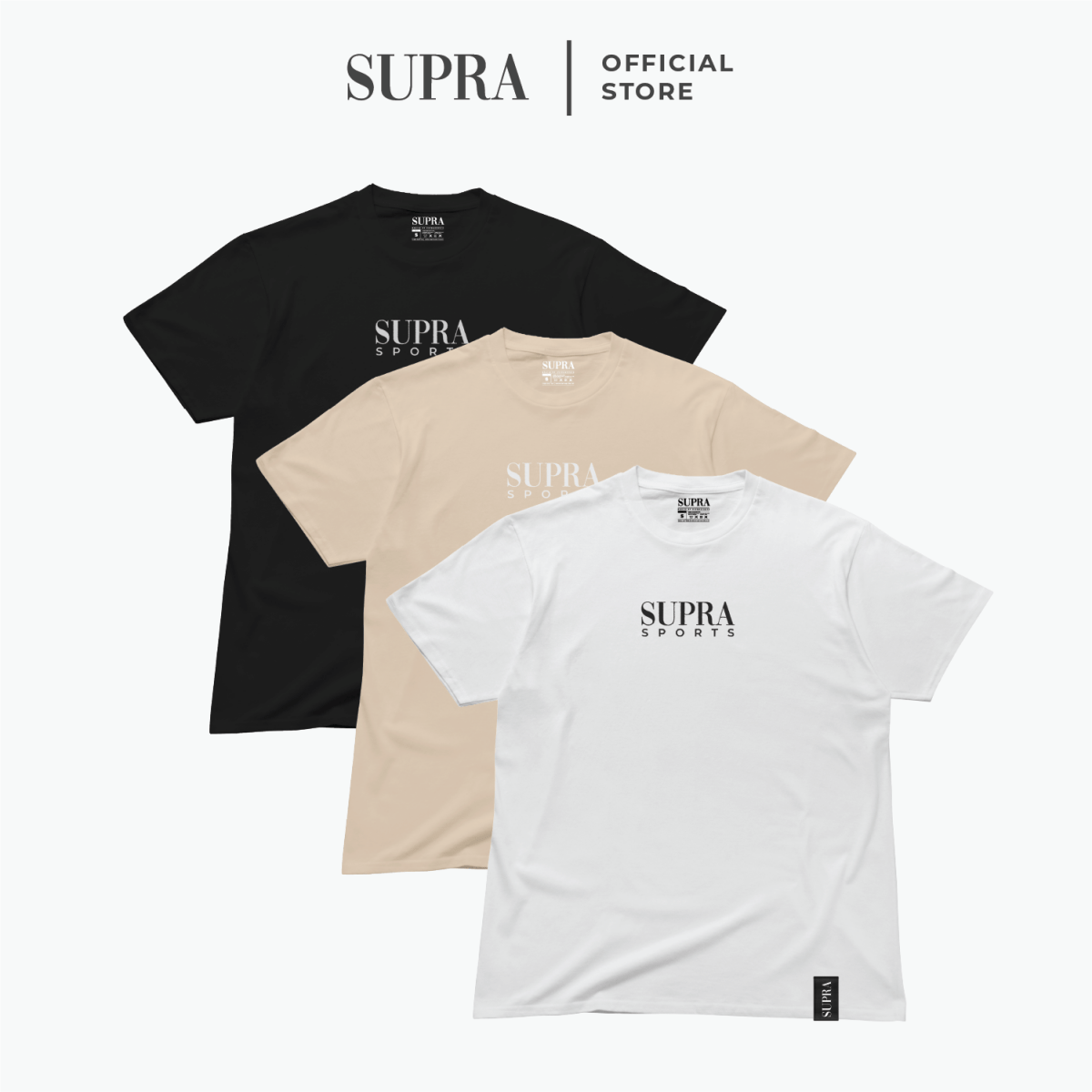 Suprasports Logo T-shirt - Unisex Original Basic Tee - SupraSports