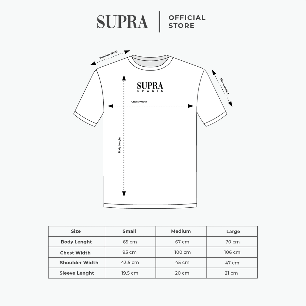 Suprasports Logo T-shirt - Unisex Original Basic Tee - SupraSports