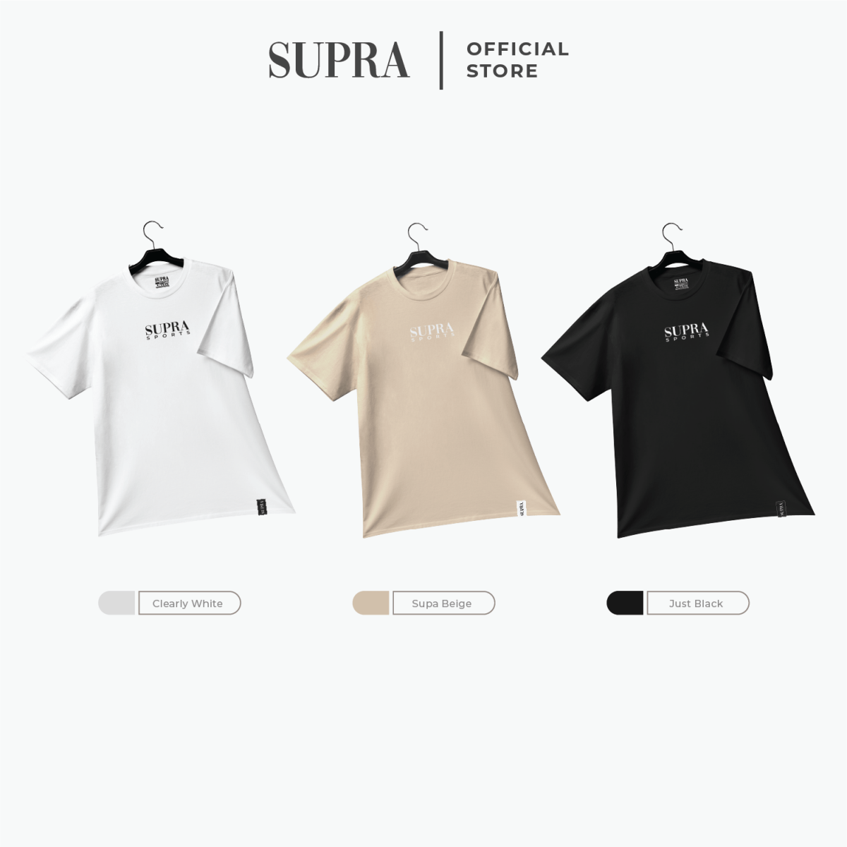 Suprasports Logo T-shirt - Unisex Original Basic Tee - SupraSports