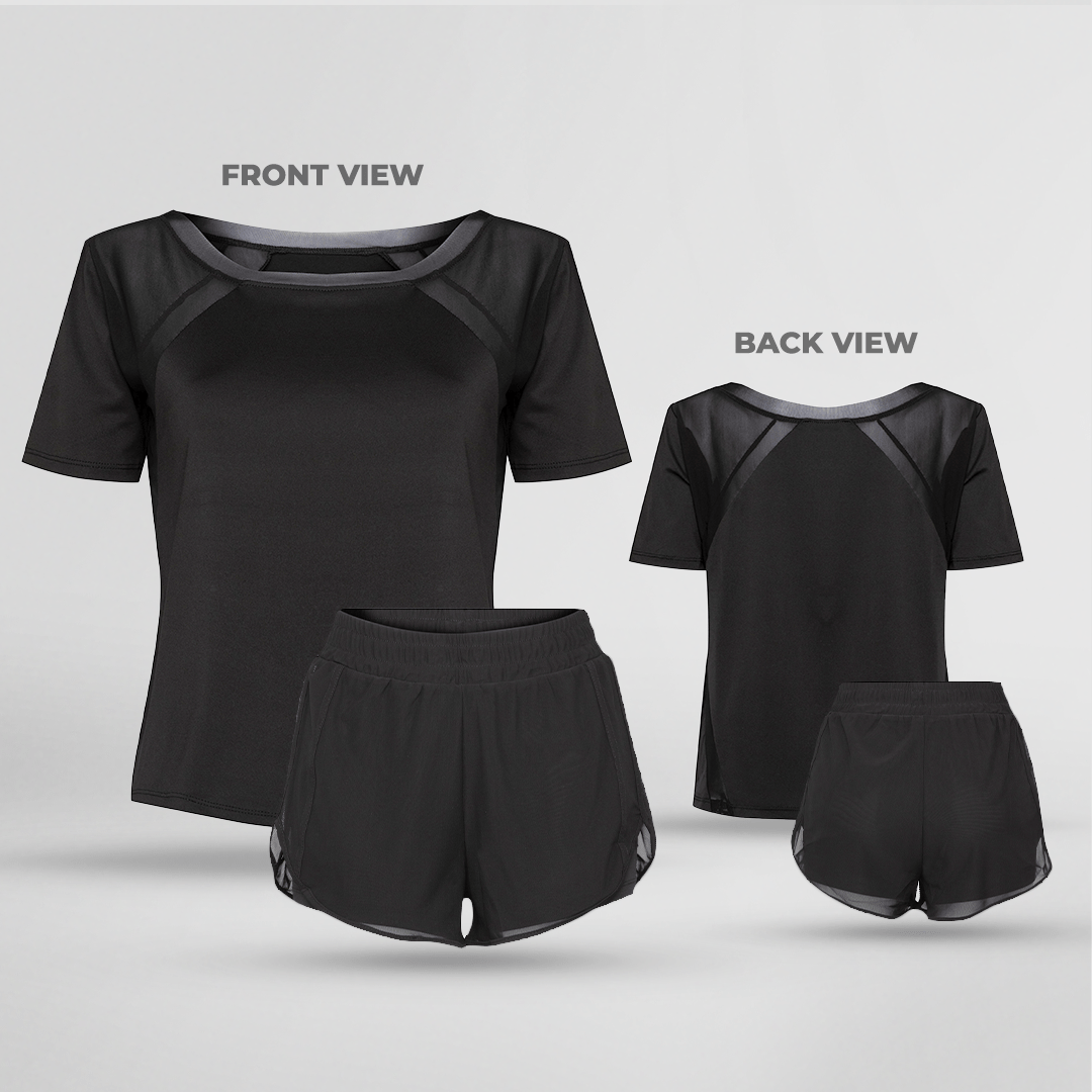 Frances™ Activewear [Just Black] - SupraSports