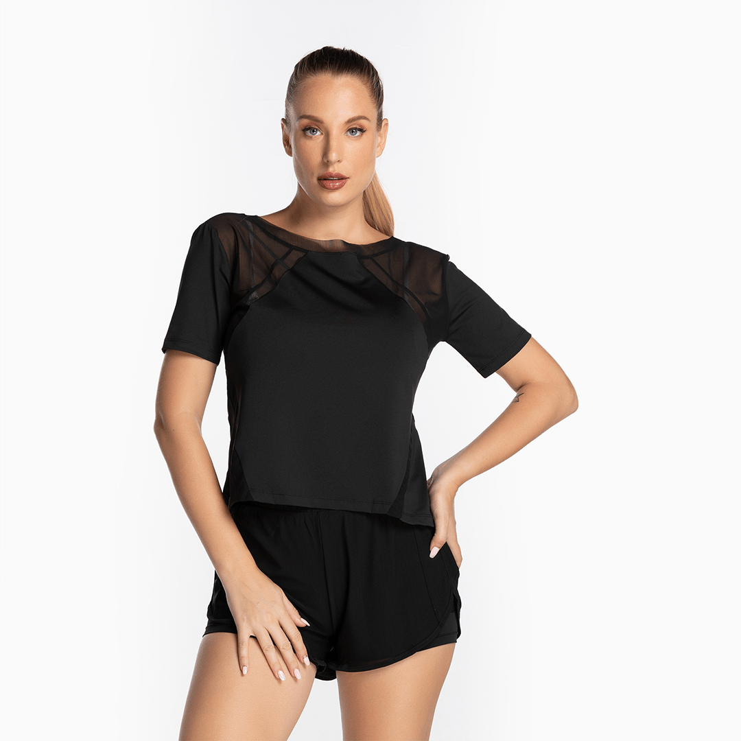 Frances™ Activewear [Just Black] - SupraSports