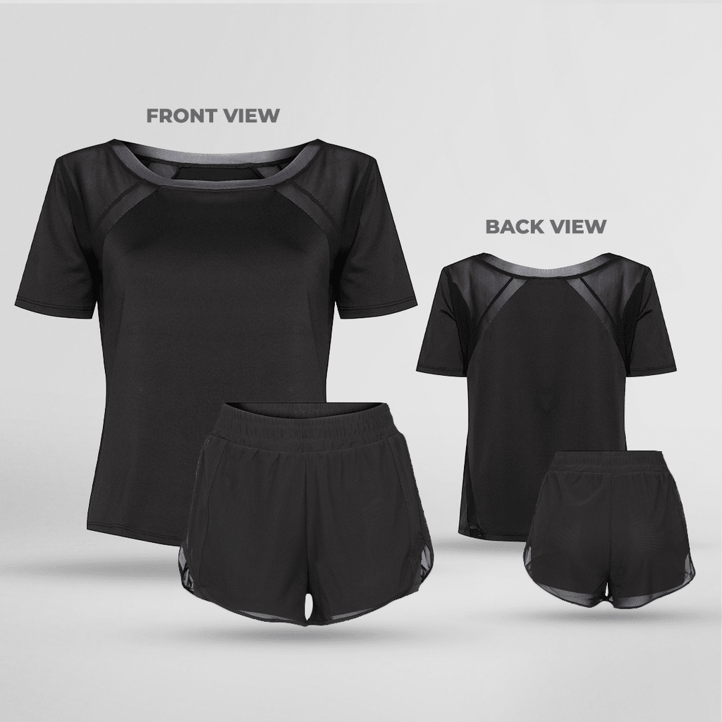 Frances™ Activewear [Just Black] - SupraSports