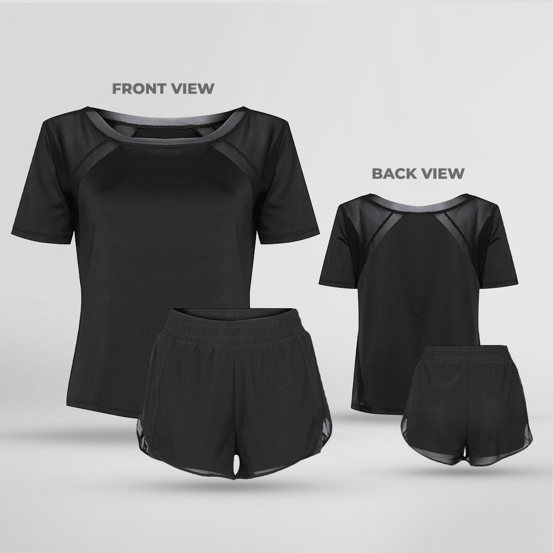 Frances™ Activewear [Just Black] - SupraSports