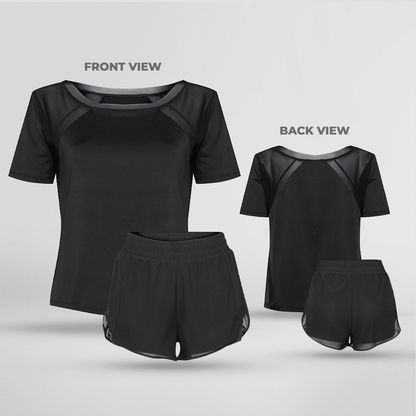 Frances™ Activewear [Just Black] - SupraSports